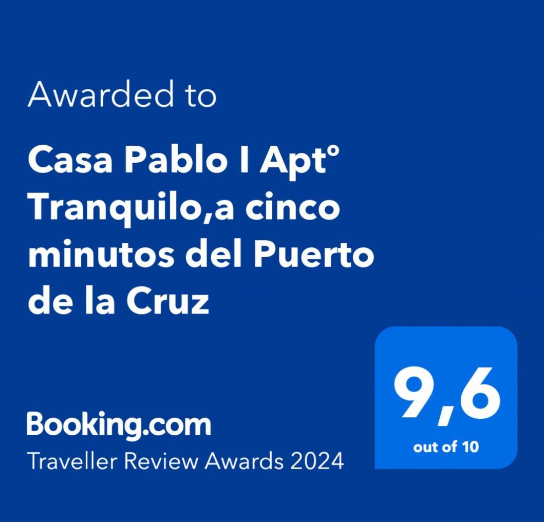 Casa Pablo I Aptº Tranquilo,A Cinco Minutos Del Puerto De La Cruz Los Realejos Ngoại thất bức ảnh